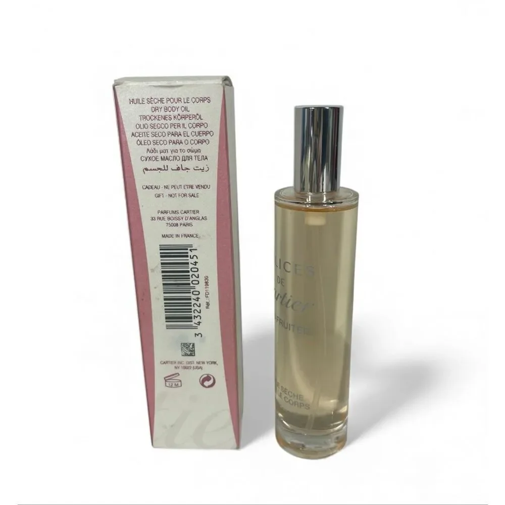 Cartier Délices Eau Fruitée Dry Body Oil 30ml Limited Edition Unused